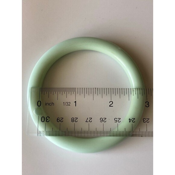 Vintage Green Marbled Bakelite Bangle Bracelet Tested Free  Vintage mint green Bakelite bangle Bracelet